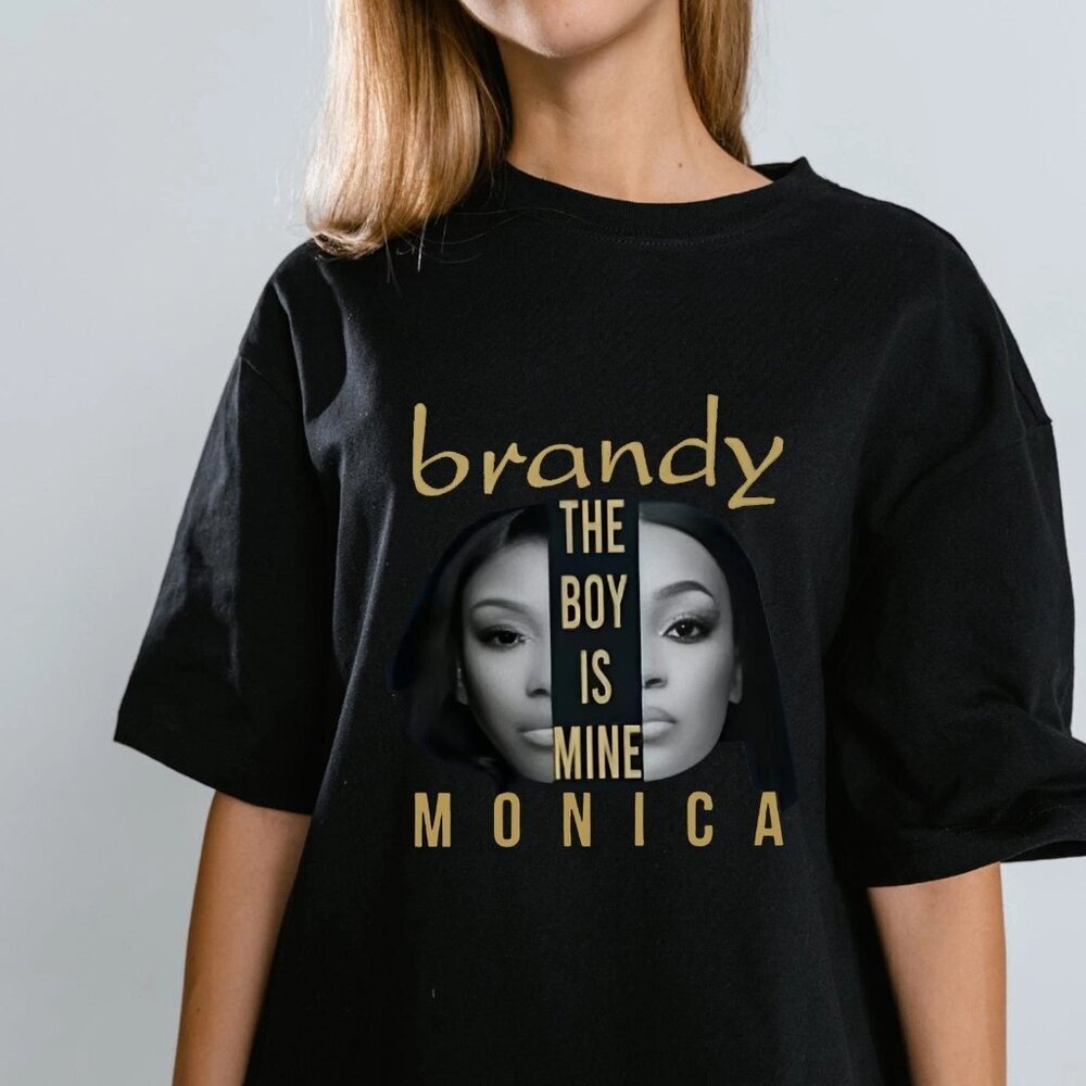 Brandy and Monica Tour T-Shirt, The Boy Is Mine Concert T Shirt